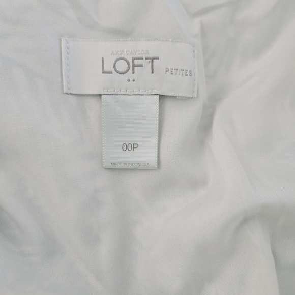 Loft Rayon Black Beige Tribal Pattern Sleeveless Mini Dress Size 00P - Picture 7 of 8